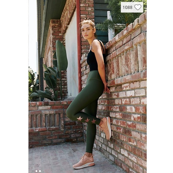 Free People High Rise Ankle Teagan Star Legging - Picture 1 of 3
